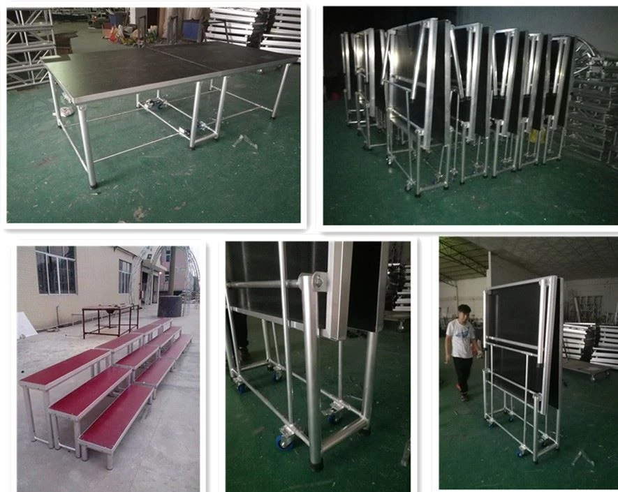 aluminum stage details